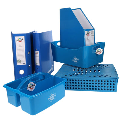 Premto Multipack | Storage Solutions Printer Blue - Pack of 6-File Boxes-Premto|Stationery Superstore UK