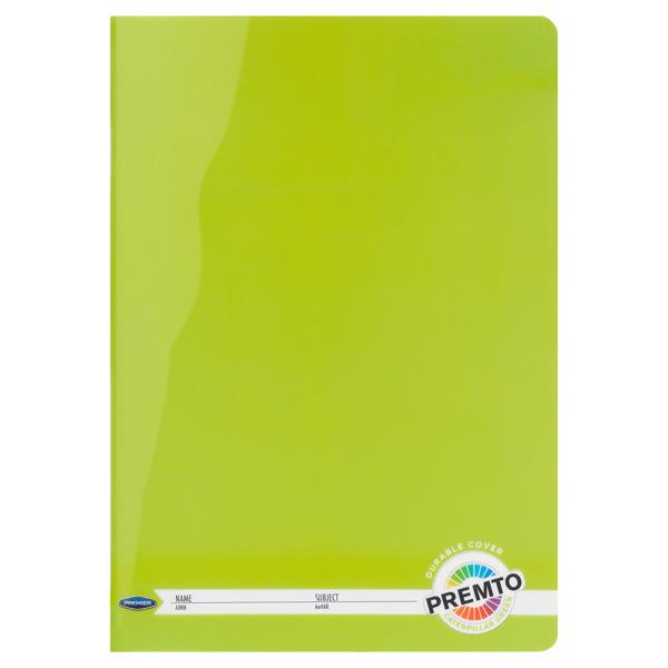 Premto A5 Durable Cover Manuscript Book - 80 Pages - Caterprillar Green-Manuscript Books-Premto|Stationery Superstore UK