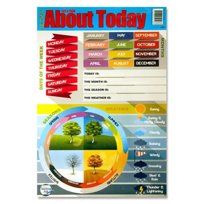 Clever Kidz Wall Chart - Weather-Educational Posters-Clever Kidz|Stationery Superstore UK