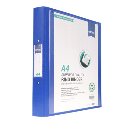 Concept A4 Presentation Ring Binder - Blue-Ring Binders-Concept|Stationery Superstore UK