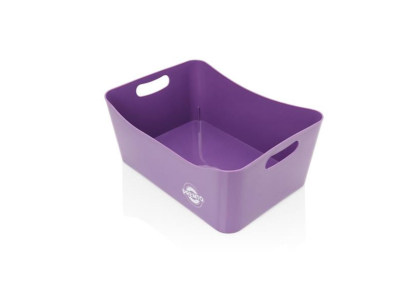 Premto Large Storage Basket - 340x225x140mm - Grape Juice Purple-Storage Boxes & Baskets-Premto|Stationery Superstore UK