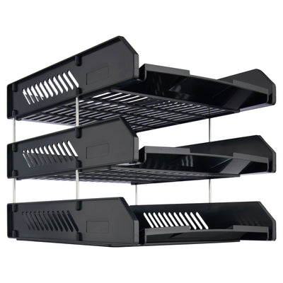 Concept Three Tiered Paper Tray-File Boxes & Storage-Concept|Stationery Superstore UK