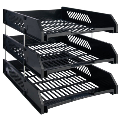 Concept Three Tiered Paper Tray-File Boxes & Storage-Concept|Stationery Superstore UK