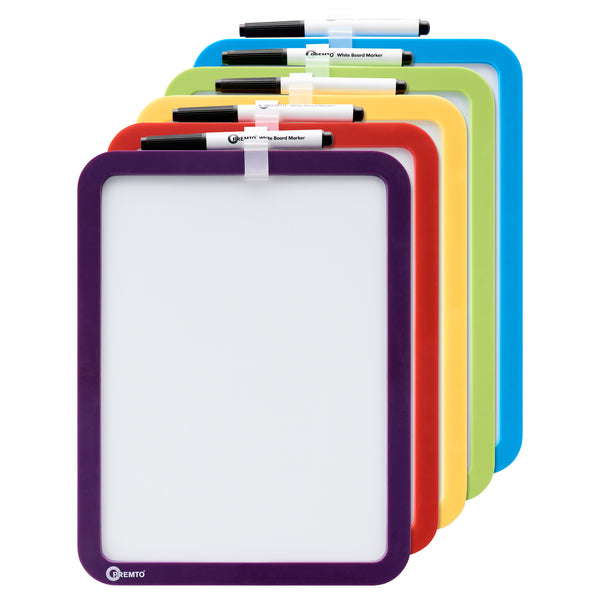 Premto Magnetic Whiteboard bold colours group photo - stationery superstore UK