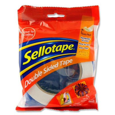 Sellotape Double Sided Tape - Easy Tear - 25mm x 33m-Multipurpose Tape-Sellotape|Stationery Superstore UK