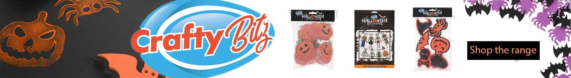 Halloween Crafty Bitz Banner | Stationery Superstore UK