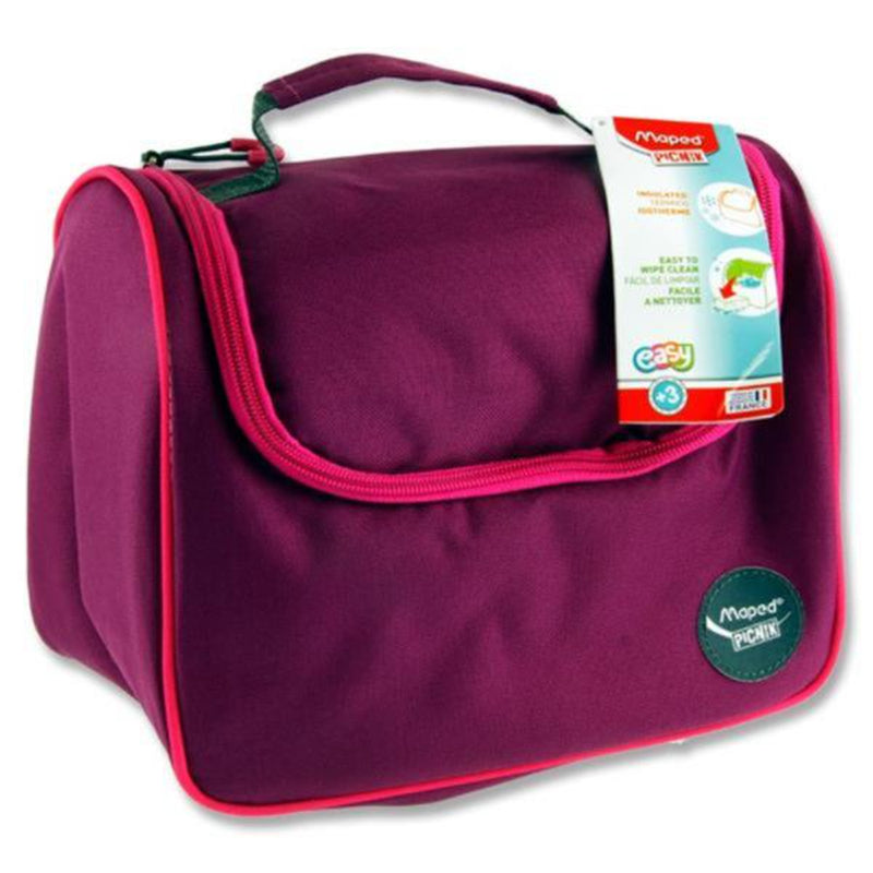 Maped Picnik Lunch Bag - Pink-Lunch Bags-Maped|Stationery Superstore UK