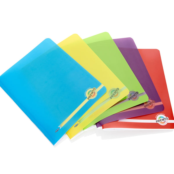Premto 9x7 Durable Cover Exercise Book - 128 Pages group picture - stationery superstore uk