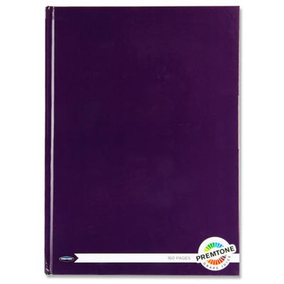 Premto A4 Hardcover Notebook - 160 Pages - Grape Juice Purple-A4 Notebooks-Premto|Stationery Superstore UK
