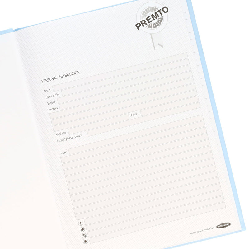 Premto Pastel Multipack | A4 Hardcover Notebook - 160 Pages - Pack of 5-A4 Notebooks-Premto|Stationery Superstore UK
