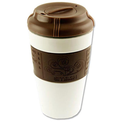 Smash 390ml Barista Buddy Travel Coffee Cup - Blue-Coffee Cups-Smash|Stationery Superstore UK