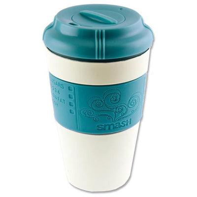 Smash 390ml Barista Buddy Travel Coffee Cup - Turquoise-Coffee Cups-Smash|Stationery Superstore UK
