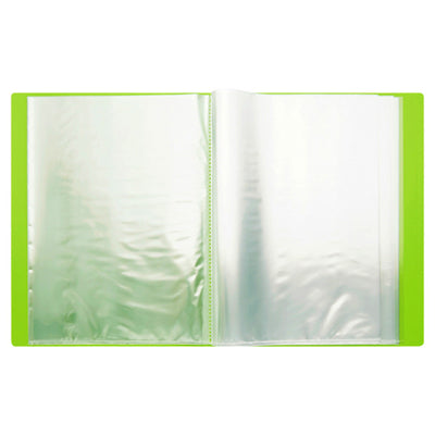 Premto A4 40 Pocket Display Book - Caterpillar Green-Display Books-Premto|Stationery Superstore UK