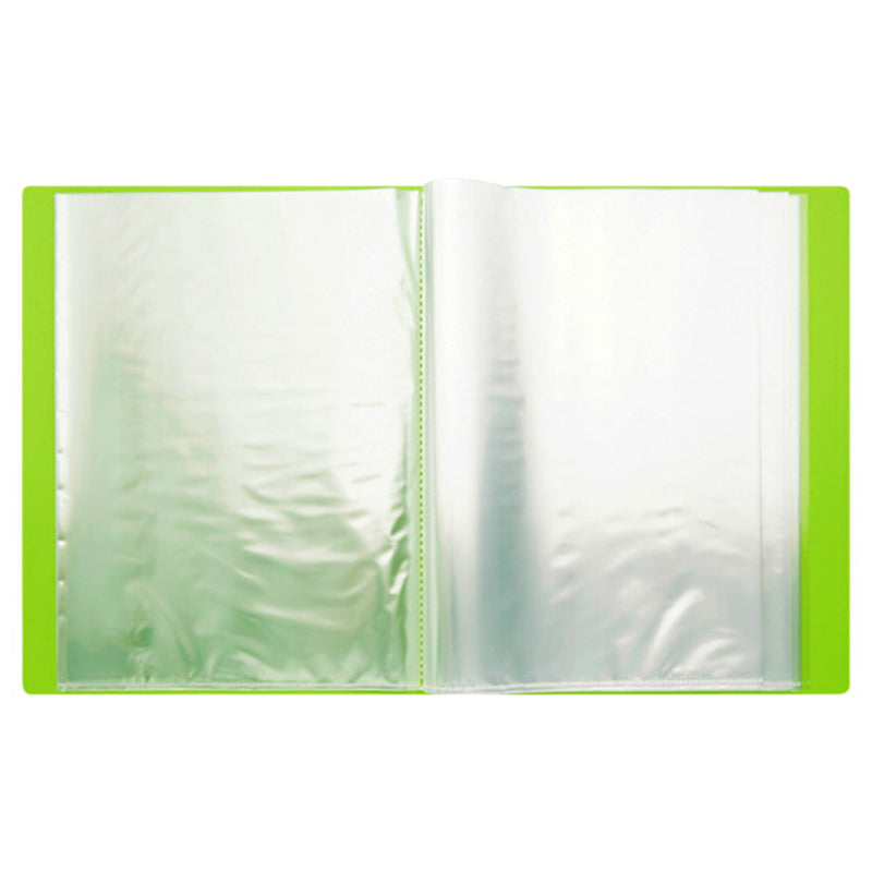 Premto A4 40 Pocket Display Book - Caterpillar Green-Display Books-Premto|Stationery Superstore UK