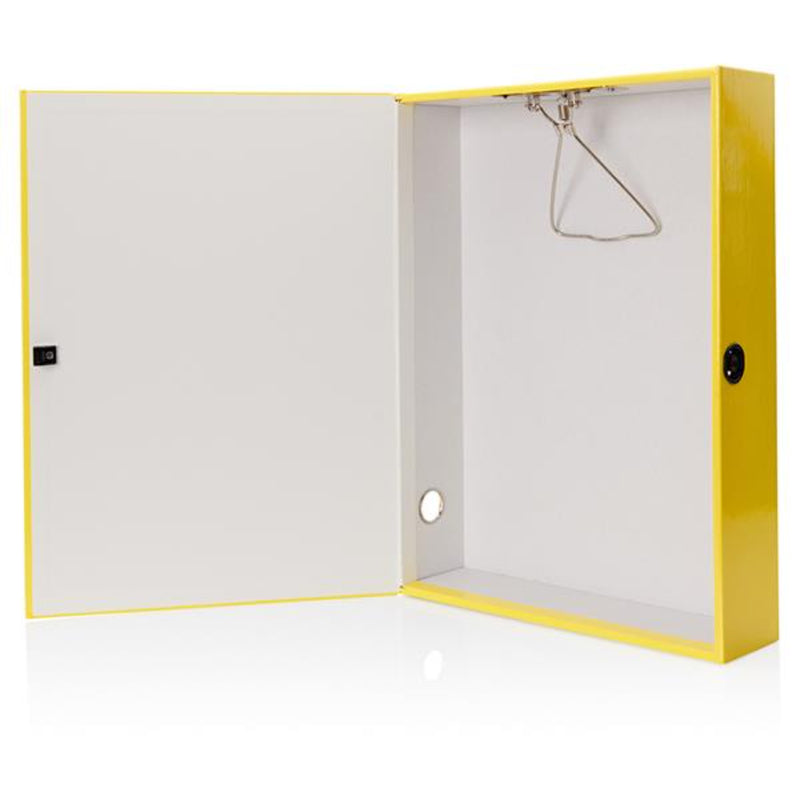 Premto Box File - Sunshine Yellow-File Boxes-Premto|Stationery Superstore UK