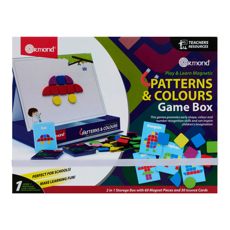Ormond Play & Learn Magnetic Patterns & Colours Game Box-Educational Games-Ormond|Stationery Superstore UK