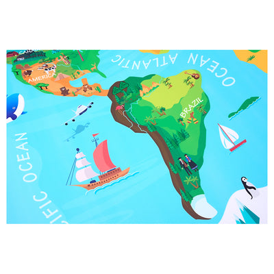 Ormond World Map Wall Sticker-Educational Posters-Ormond|Stationery Superstore UK