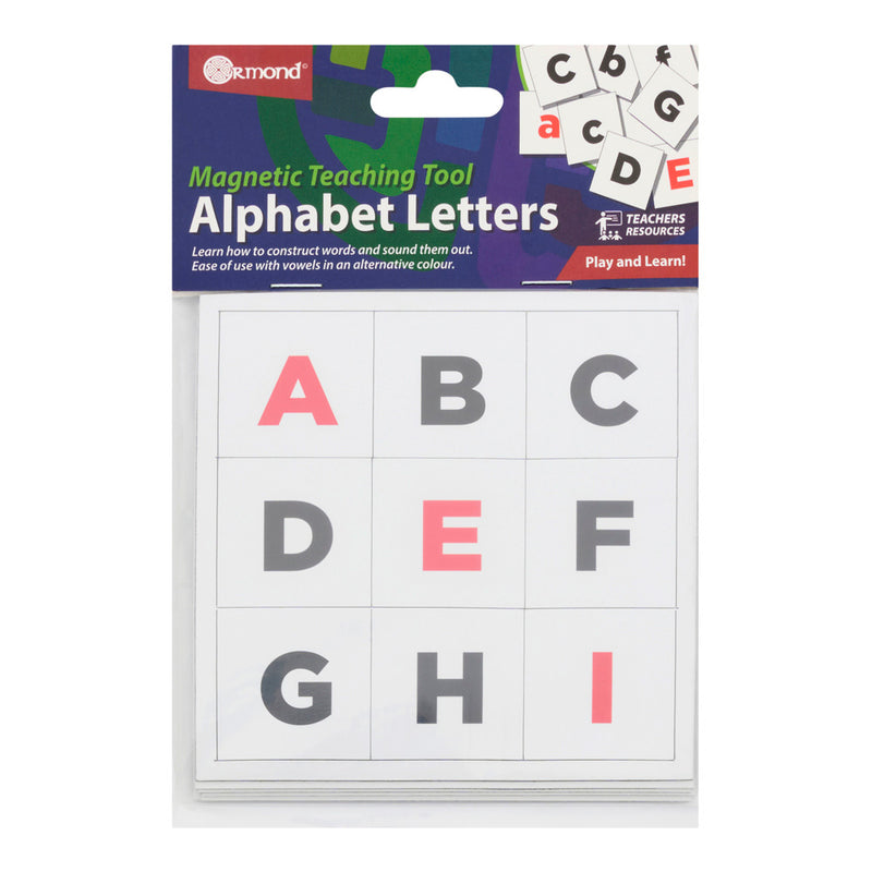 Ormond Magnetic Teaching Tool - Alphabet Letters-Educational Games-Ormond|Stationery Superstore UK