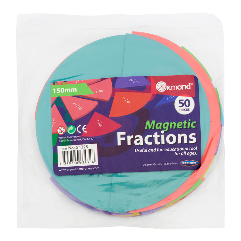 Ormond Magnetic Fractions - 150mm - Pack of 50-Educational Games-Ormond|Stationery Superstore UK