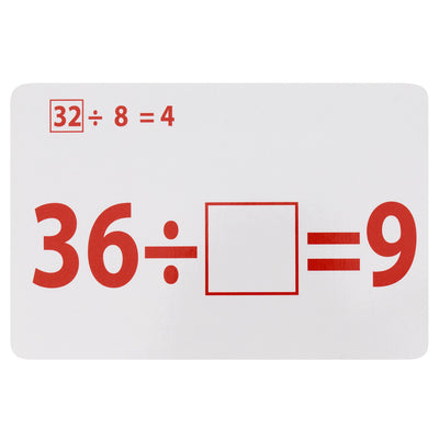 Ormond Mathematical Flash Cards - Division - Pack of 27-Educational Games-Ormond|Stationery Superstore UK