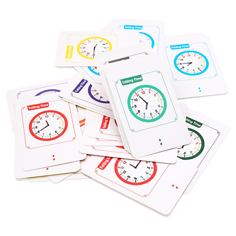 Ormond Quick Glance Flash Cards - Telling the Time - 36 Cards-Educational Games-Ormond|Stationery Superstore UK