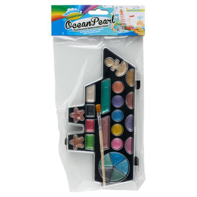 World of Colour Watercolour Art Set Pearlescent - 23 pieces-Paint Sets-World of Colour|Stationery Superstore UK