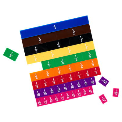 Clever Kidz Multicolour Fraction Discs - 51 Pieces-Educational Games-Clever Kidz|Stationery Superstore UK