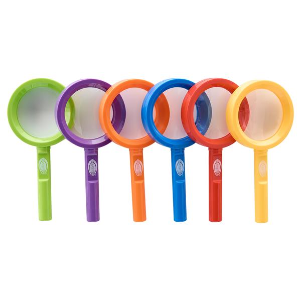  Clever Kidz Jumbo 3x Magnifier 6 Colours | Stationery Superstore UK