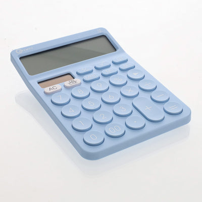 Premto Desktop Calculator Maths Essentials - Cornflower Blue-Calculators-Premto|Stationery Superstore UK