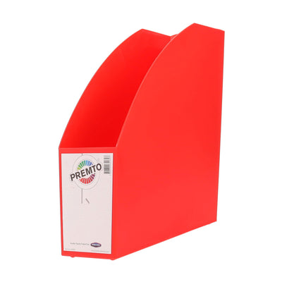 Premto Magazine Organiser Solid - Ketchup Red-Magazine Organiser-Premto|Stationery Superstore UK