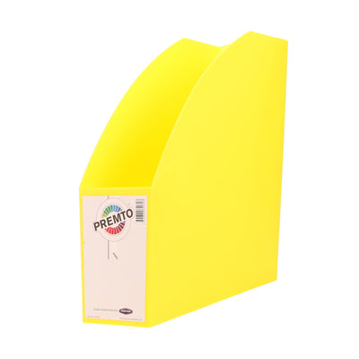 Premto Magazine Organiser Solid - Sunshine Yellow-Magazine Organiser-Premto|Stationery Superstore UK