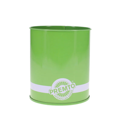 Premto Tin Pencil Pot - Caterpillar Green-Desk Tidy-Premto|Stationery Superstore UK