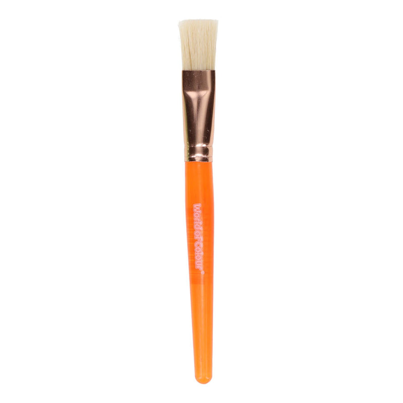 World of Colour The Big Grippers Paint Brush - Flat Head - Tub of 30-Paint Brushes-World of Colour|Stationery Superstore UK