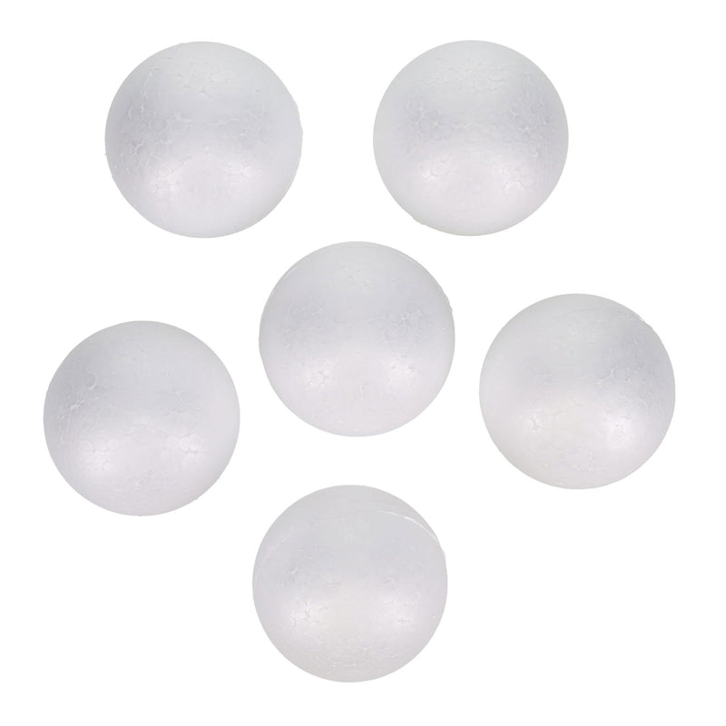 Icon Styrofoam Spheres - 90mm - Pack of 6-Styrofoam/Polyestyrene-Icon|Stationery Superstore UK