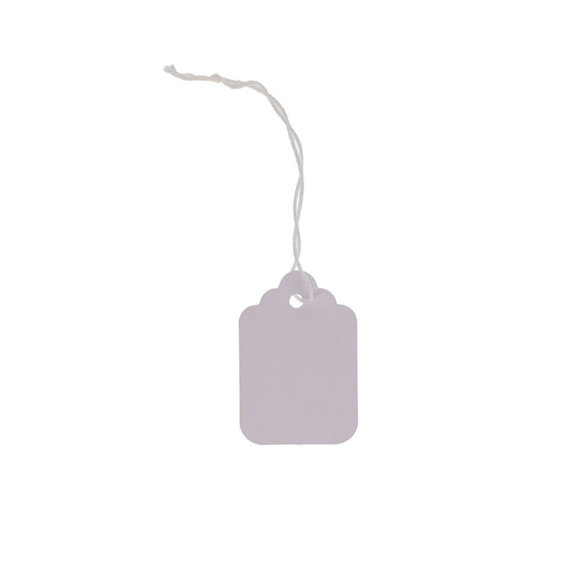 Premier Office 36mm x 53mm Strung Tags - Pack of 100-Tags-Premier Office|Stationery Superstore UK