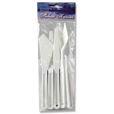Icon Palette Knives - Set of 5-Palettes & Knives-Icon|Stationery Superstore UK