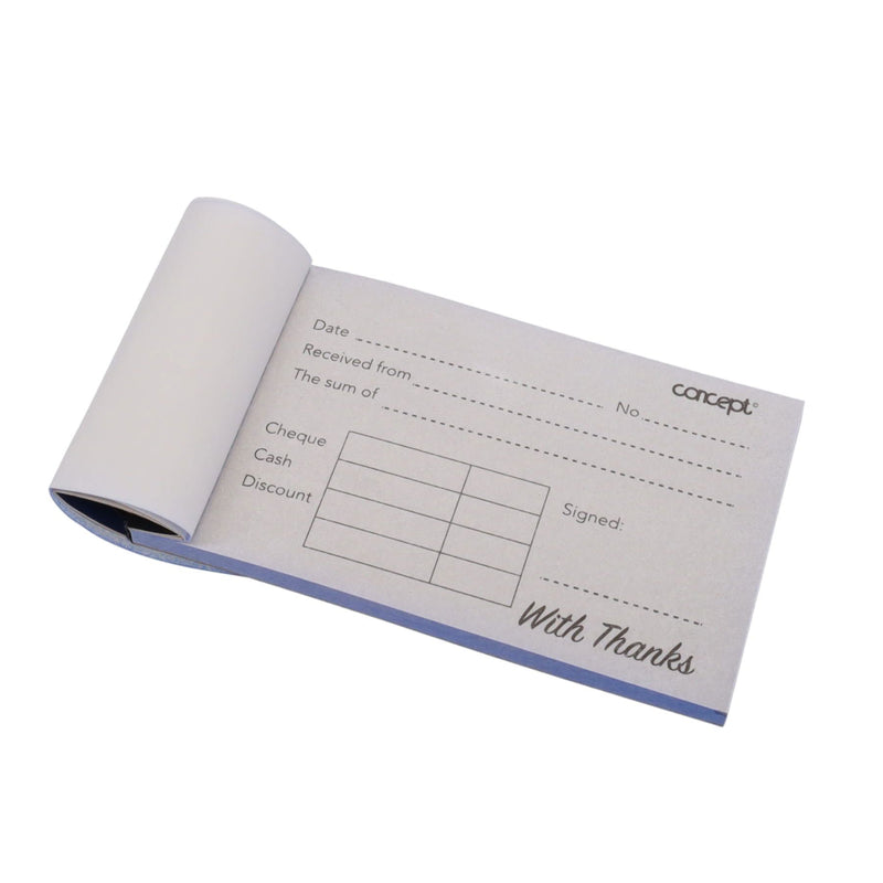 Premier Office 4x2.5 Carbonless Duplicate Cash Receipt Book-Carbon Paper-Premier Office|Stationery Superstore UK