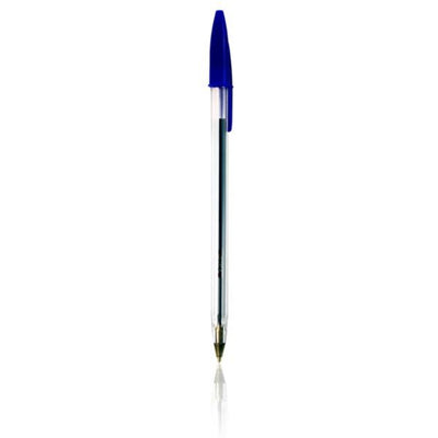 BIC Cristal Original Ballpoint Pen - Blue-Ballpoint Pens-BIC|Stationery Superstore UK