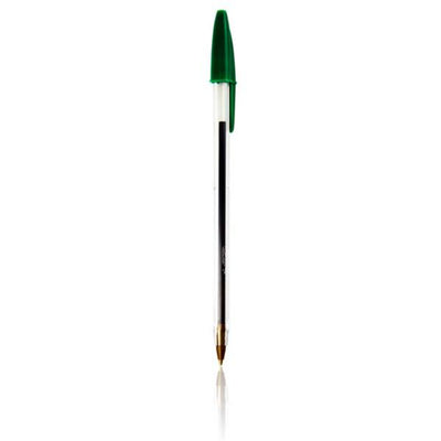 Bic Cristal Original Ballpoint Pen - Green-Ballpoint Pens-BIC|Stationery Superstore UK