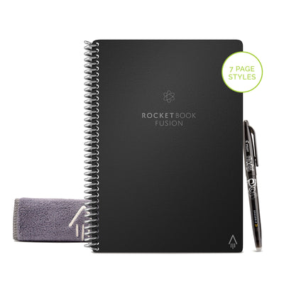 BIC A5 Rocketbook Fusion Executive - Black - 42 Pages-A5 Notebooks-BIC|Stationery Superstore UK