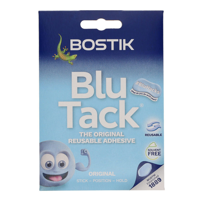 Bostik Blu Tack - Blue Original-Sticky Pads & Glue Dots-Bostik|Stationery Superstore UK