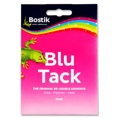Bostik Blu Tack - Pink-Sticky Pads & Glue Dots-Bostik|Stationery Superstore UK