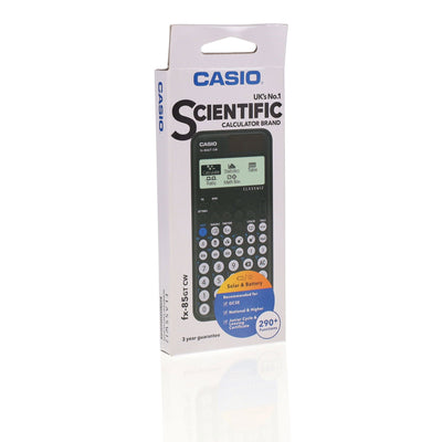Casio Fx-85Gtcw Scientific Dual Power Calculator - Black-Calculators-Casio|Stationery Superstore UK