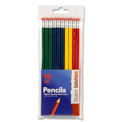 Ormond Wallet of 10 HB Eraser Tipped Pencils - Original-Pencils-Concept|Stationery Superstore UK