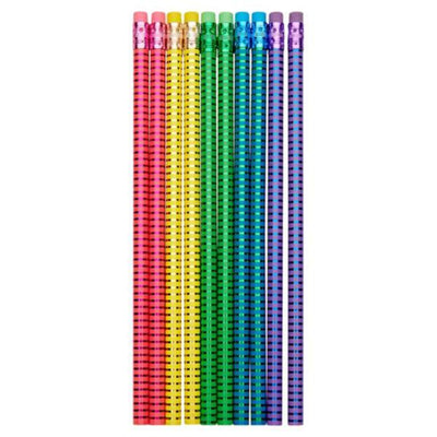 Emotionery Blingtastic Pencils with Erasers - Shine - Pack of 10-Pencils-Emotionery|Stationery Superstore UK