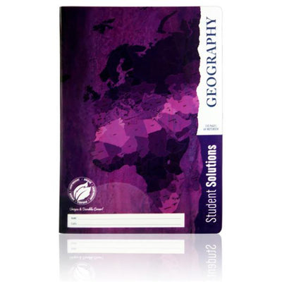 Student Solutions A4 Durable Cover Subject Notebook - 120 Pages - Geography-Subject & Project Books-Student Solutions|Stationery Superstore UK