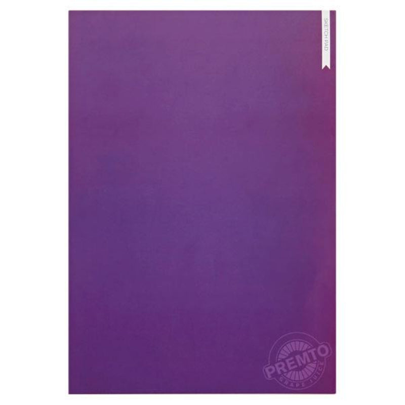 Premto A4 Sketch Pad 30 Sheets - Grape Juice-Sketch Books-Premto|Stationery Superstore UK