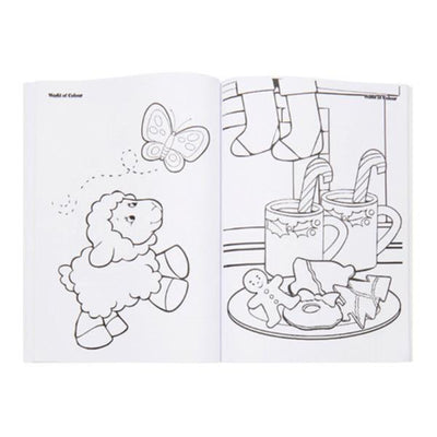 World of Colour A4 Perforated Colour Me Colouring Book - 96 Pages - Living the Life!-Kids Colouring Books-World of Colour|Stationery Superstore UK