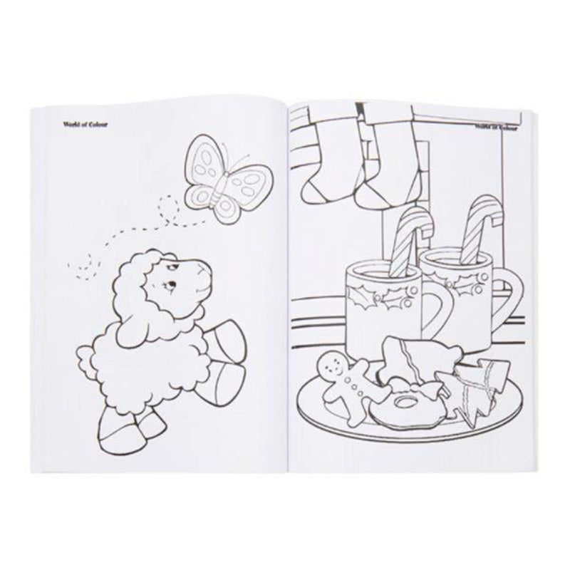 World of Colour A4 Perforated Colour Me Colouring Book - 96 Pages - Living the Life!-Kids Colouring Books-World of Colour|Stationery Superstore UK