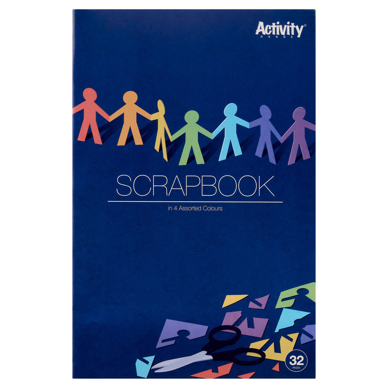 Premier Activity 360x240mm Scrap Book - 32 Pages-Scrapbooks-Premier|Stationery Superstore UK